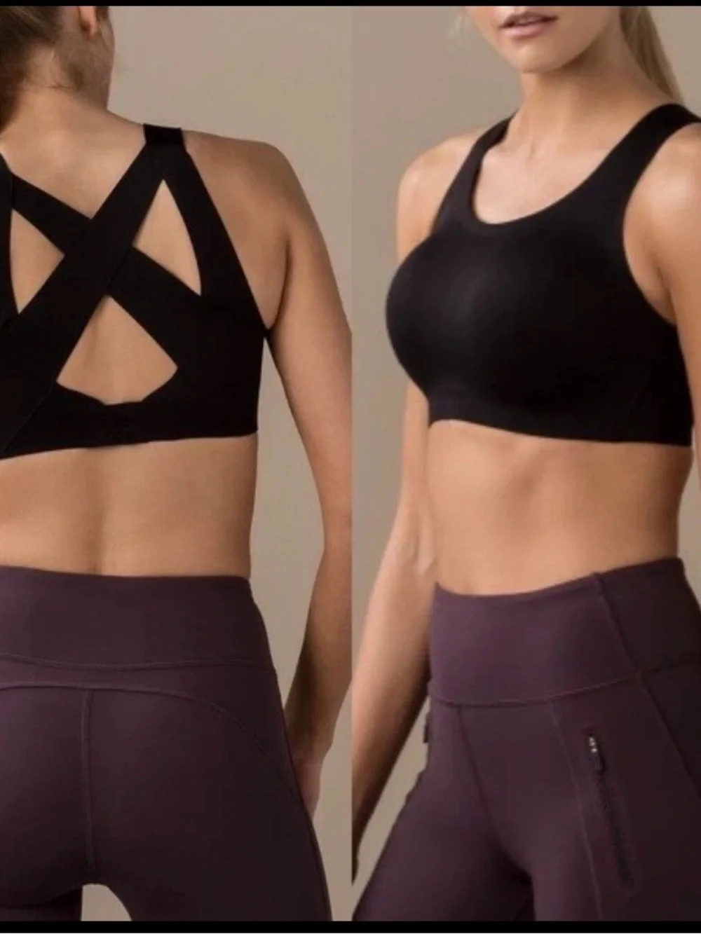 Bundle of 3 lululemon Enlite seamless bras - 32DD